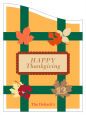 Fall Foliage Curved-Wine Labels 2.75x3.75